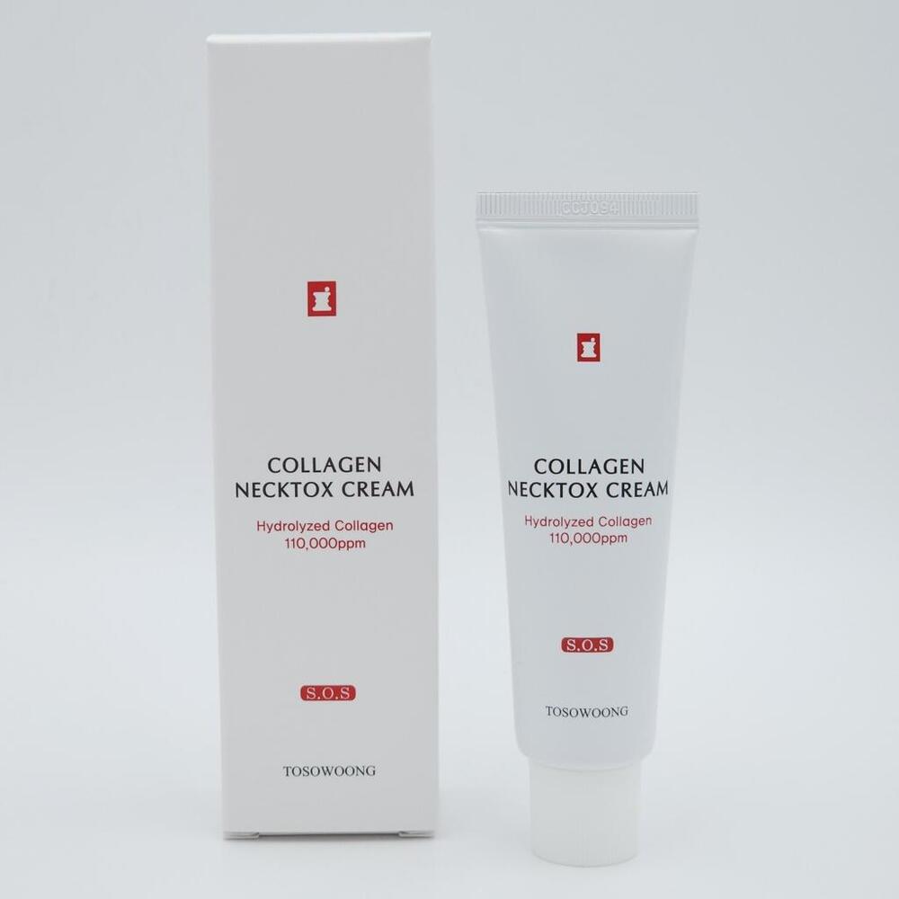 TOSOWOONG Collagen Necktox Cream 50ml Neck Firming Moisturizer New